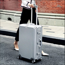 Load image into Gallery viewer, Aluminum Frame Travel Trolley Suitcase Spinner PC Rolling Luggage on wheels