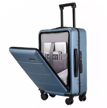 Load image into Gallery viewer, PC Trolley Luggage With Laptop Bag ABS Business Travel Wheeled Suitcases