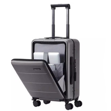 Load image into Gallery viewer, PC Trolley Luggage With Laptop Bag ABS Business Travel Wheeled Suitcases