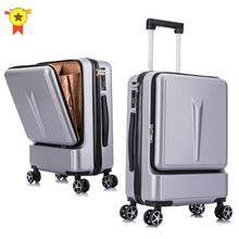 Load image into Gallery viewer, Women/Men Rolling Luggage Travel Suitcase Case with Laptop Bag