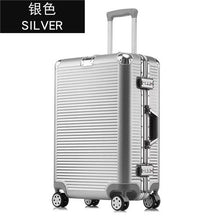 Load image into Gallery viewer, Aluminum Frame Travel Trolley Suitcase Spinner PC Rolling Luggage on wheels