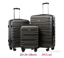Load image into Gallery viewer, New Rolling luggage 3PCS set travel suitcase on wheels