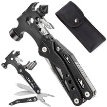 Load image into Gallery viewer, Portable Pocket Multitool Claw Hammer Stainless Steel Tool With Nylon Sheath for Outdoor Survival