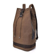 Load image into Gallery viewer, Large Capacity Canvas Bucket Rucksack Mochila
