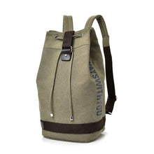 Load image into Gallery viewer, Large Capacity Canvas Bucket Rucksack Mochila