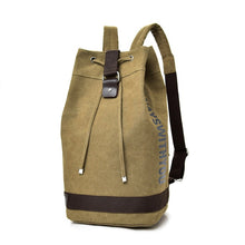 Load image into Gallery viewer, Large Capacity Canvas Bucket Rucksack Mochila