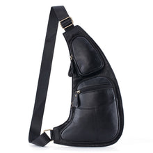 Load image into Gallery viewer, New Men Genuine Leather Cowhide Vintage Sling Single Chest Crossbody Bag