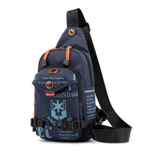Load image into Gallery viewer, Nylon Men Small Rucksack Knapsack Sling Cross Body/Chest Bag