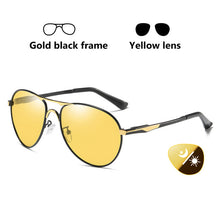 Load image into Gallery viewer, 2022 New Trend Intelligent Aviation Photochromic Men's Driving Sunglasses Day Night Vision