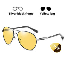 Load image into Gallery viewer, 2022 New Trend Intelligent Aviation Photochromic Men's Driving Sunglasses Day Night Vision