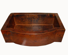Load image into Gallery viewer, Large Copper Kitchen Sink
