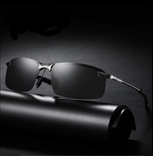 Load image into Gallery viewer, Photochromic Polarized Driving Chameleon Day Night Vision Men's Sunglasses
