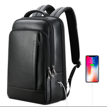 Load image into Gallery viewer, Waterproof Casual Genuine Leather Men's Laptop Backpack
