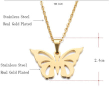 Load image into Gallery viewer, Butterfly Stainless Steel Necklace
