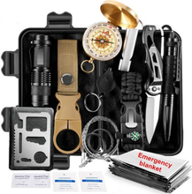 Load image into Gallery viewer, Outdoor Survival Kit Set Camping Travel Multifunction First aid SOS EDC for Emergency
