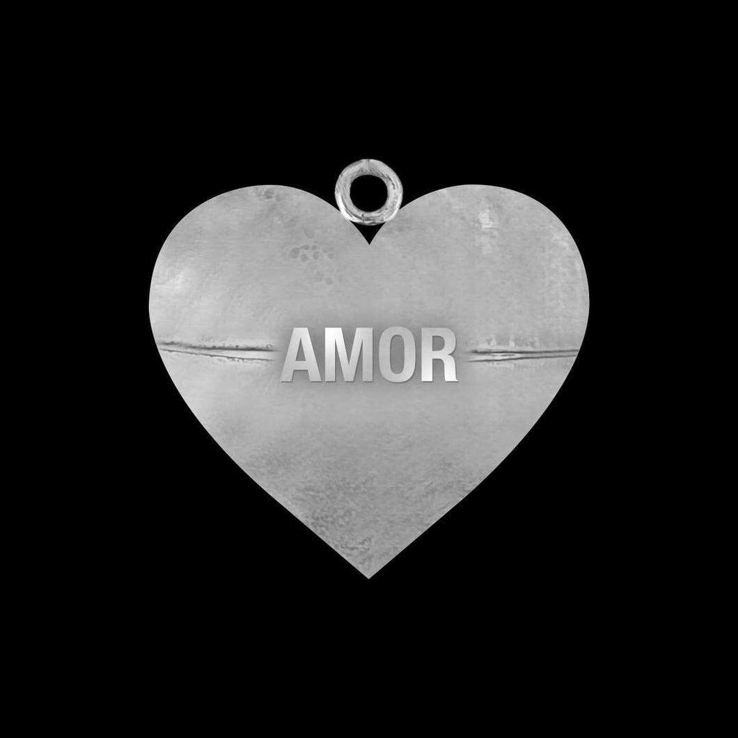 Heart - Necklace - Sterling Silver - AMOR