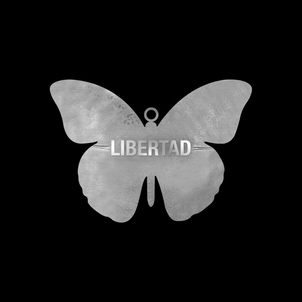 Butterfly of Freedom -  Necklace - Sterling Silver - LIBERTAD