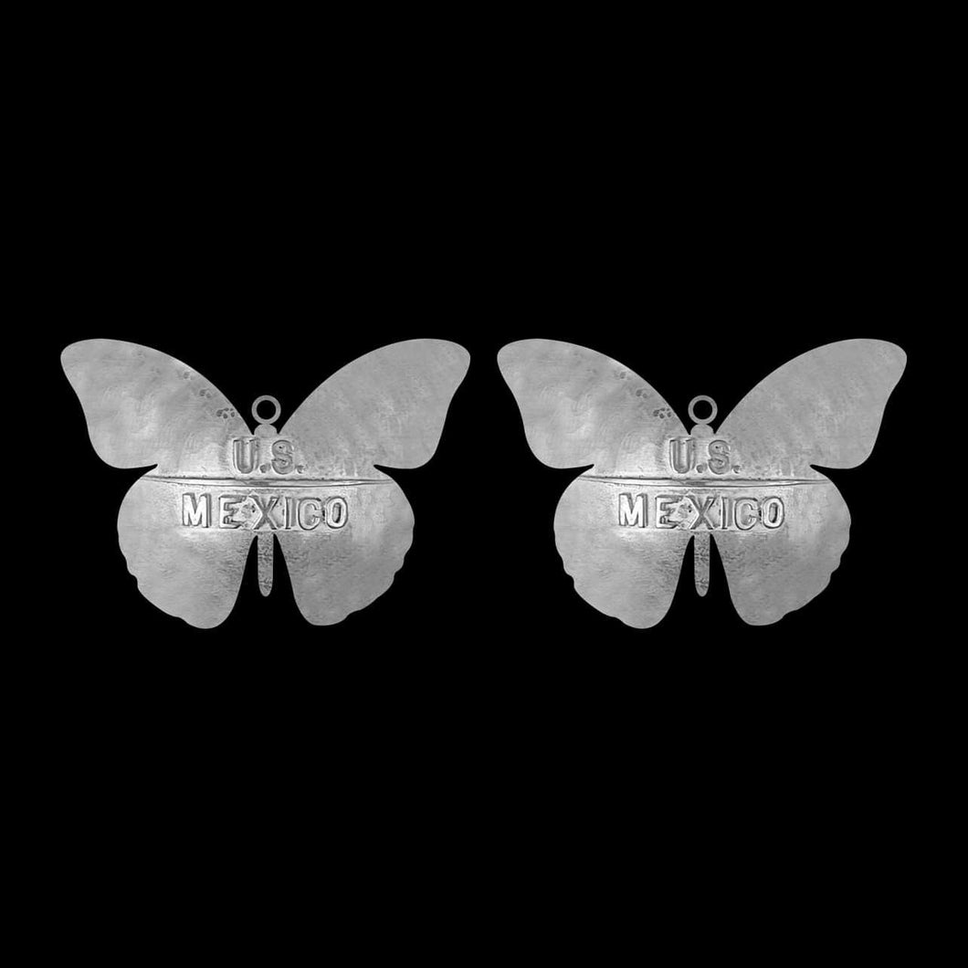 Butterfly of Freedom -  Earrings - Stainless Steel - U.S MEXICO