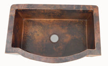 Load image into Gallery viewer, Large Copper Kitchen Sink
