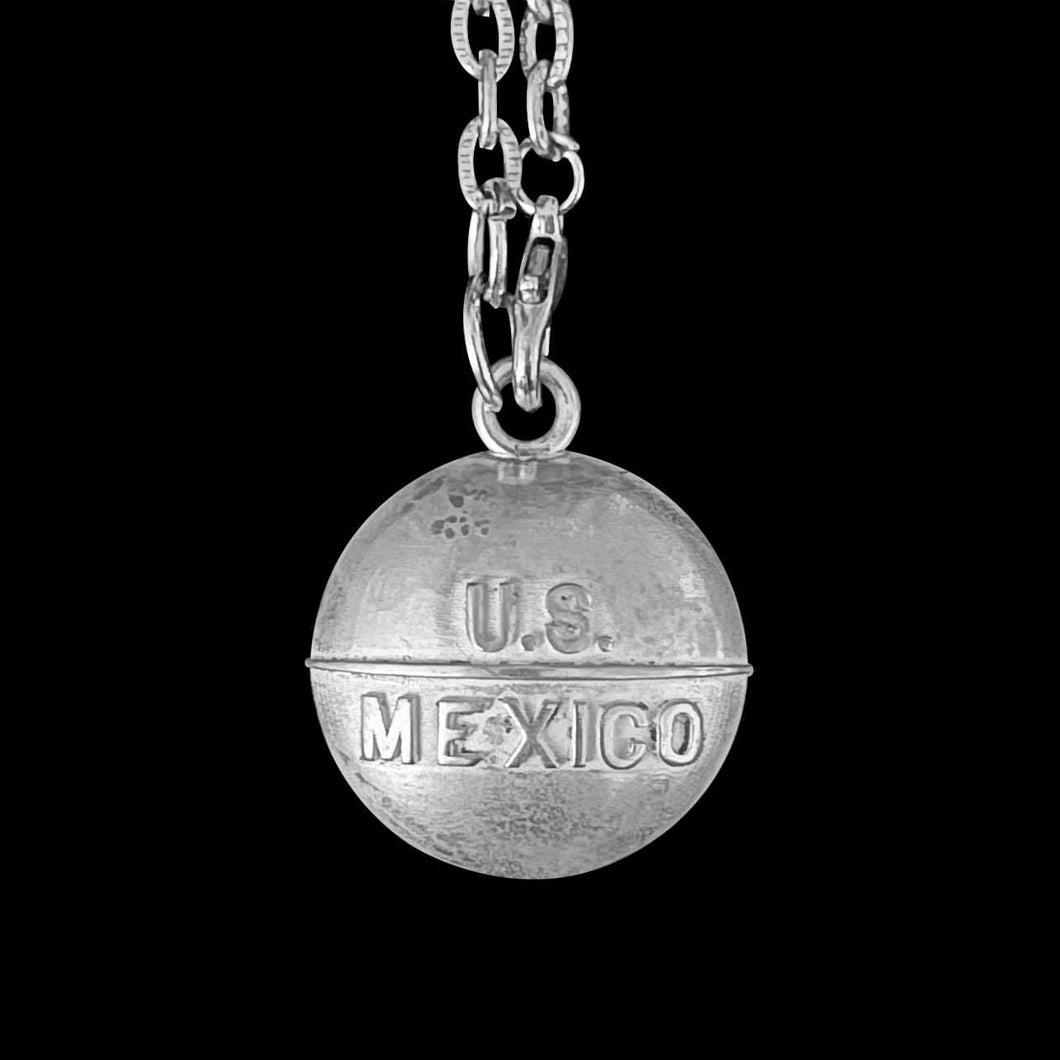 Circle of Unity - Keychain - Sterling Silver  - U.S MEXICO