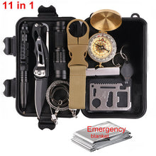 Load image into Gallery viewer, Outdoor Survival Kit Set Camping Travel Multifunction First aid SOS EDC for Emergency
