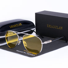 Load image into Gallery viewer, Men's Polarized Night Driving Sunglasses Brand Designer Night Vision
