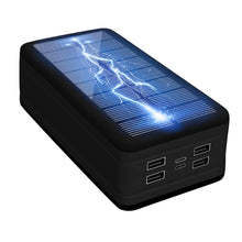 Load image into Gallery viewer, Wireless Solar 99000mah Fast Charger Powerbank Portable With SOS LED Light External Battery Charger For Xiaomi Samsung Iphone13

