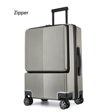 Load image into Gallery viewer, Aluminium frame Trolley luggage, Business Travel Suitcase with laptop bag and Micro USB
