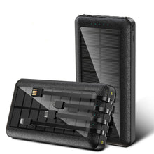 Load image into Gallery viewer, 80000mAh Solar Power Bank Fast Charger with Charger Cable for Xiaomi Samsung IPhone
