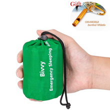 Load image into Gallery viewer, Outdoor Life Bivy Emergency Sleeping Bag Thermal Keep Warm Waterproof Mylar First Aid Emergency Blanket Survival Gear
